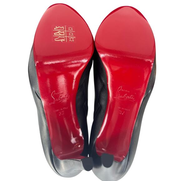 Christian Louboutin Bianca Booty in Black Leather 120 - Picture 16 of 16